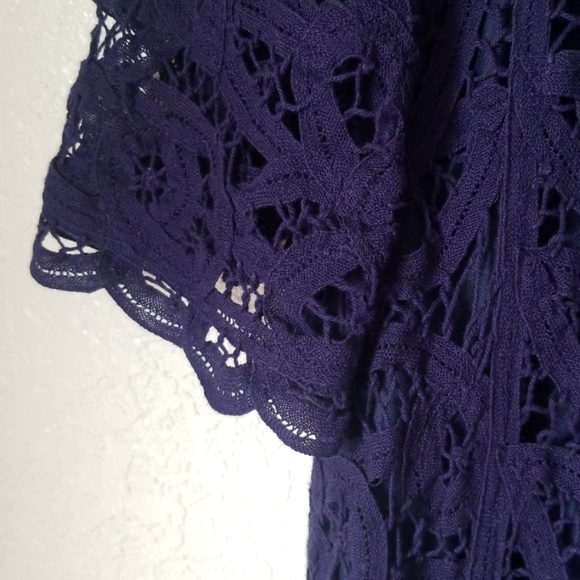 Betsey Johnson Crochet Wrap Dress - Picture 3 of 7